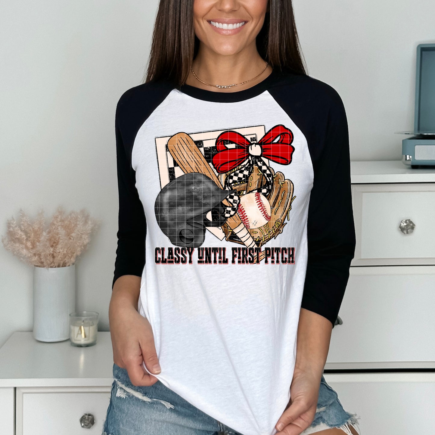 CLASSY UNTIL FIRST PITCH BASEBALL PNG DESIGN
