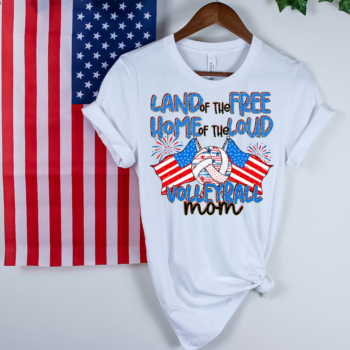 HOME OF THE LOUD VOLLEYBALL MOM PNG DESIGN