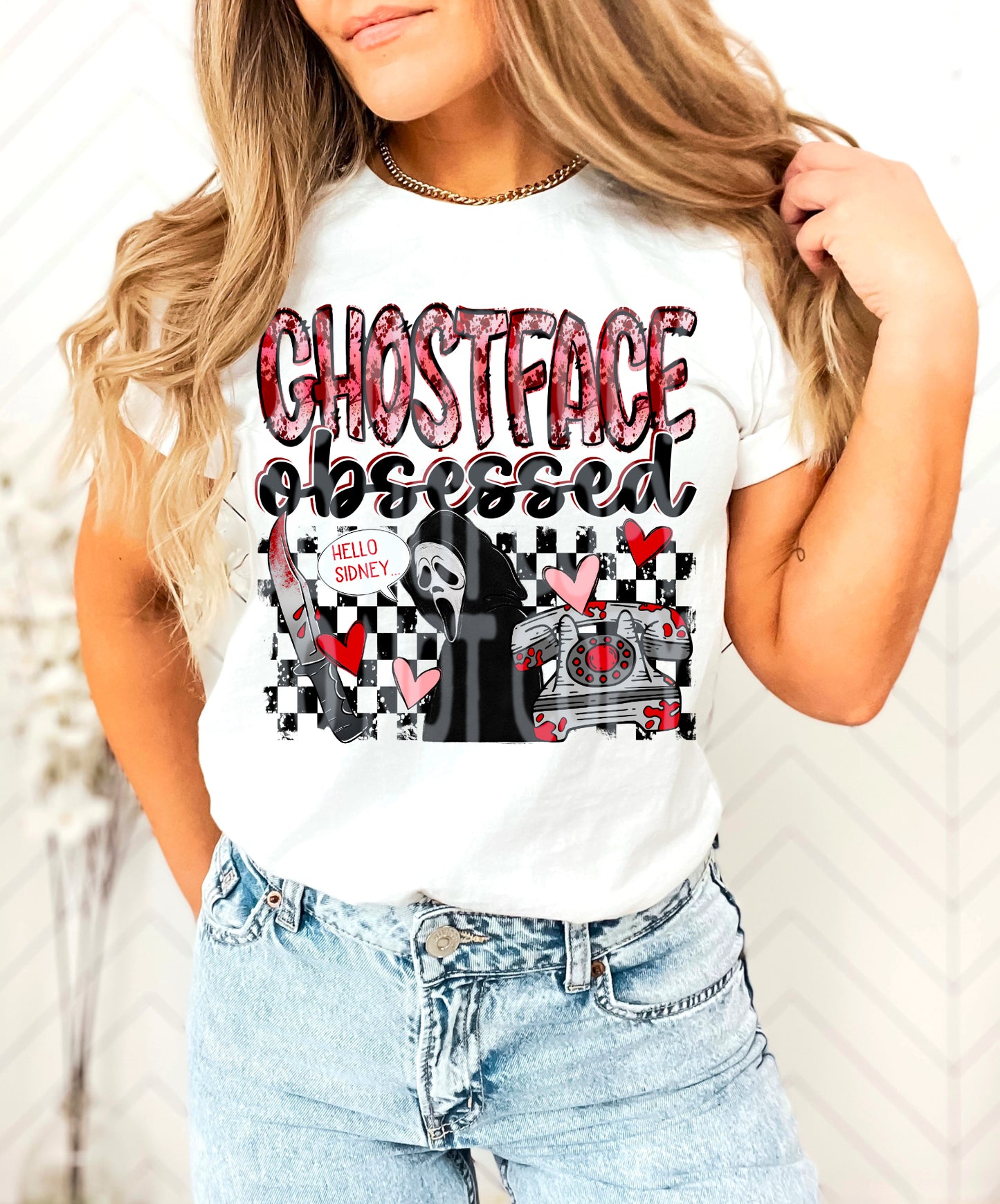 GHOSTFACE OBSESSED PNG DESIGN
