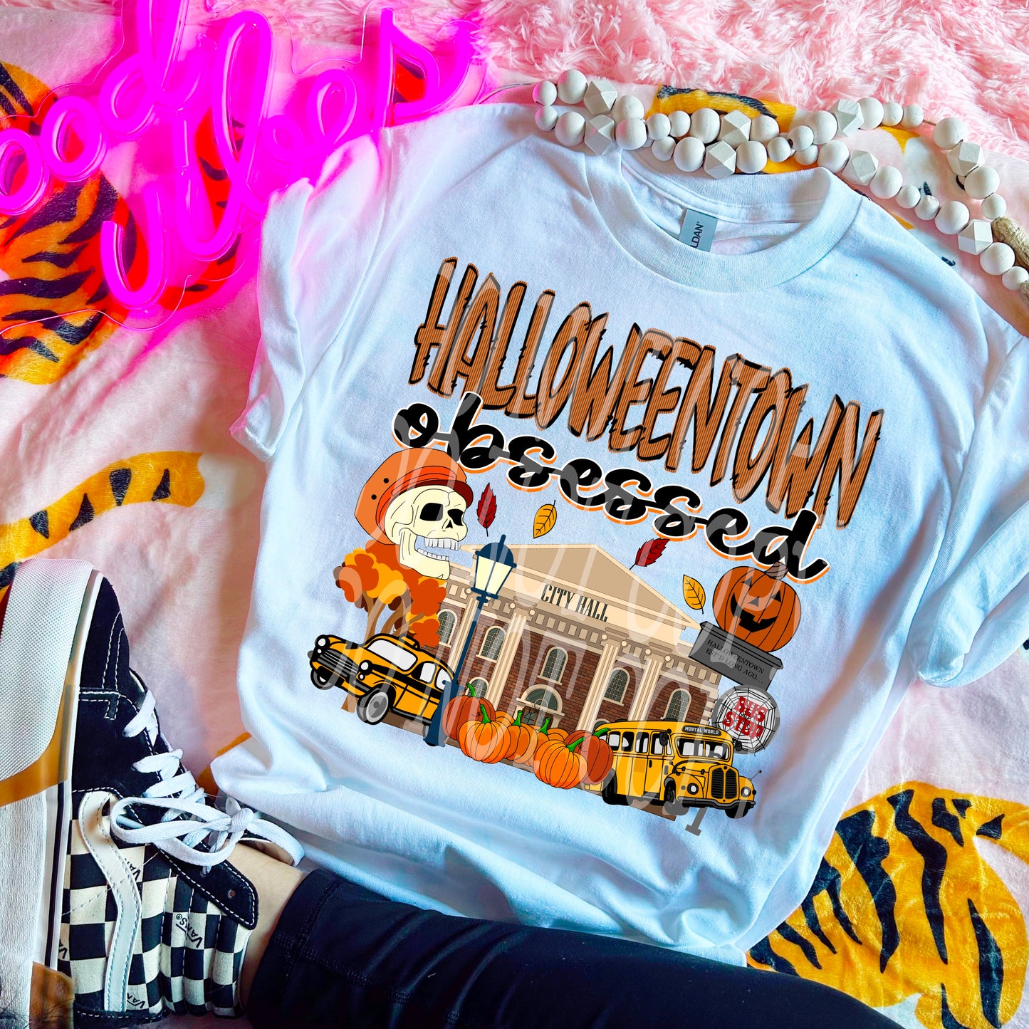 HALLOWEENTOWN OBSESSED PNG DESIGN