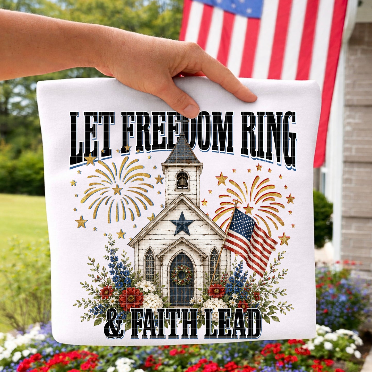 LET FREEDOM RING PNG DESIGN