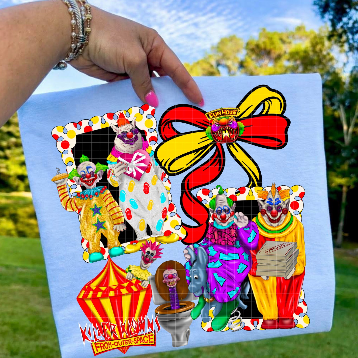 K KLOWNS BOW & FRAMES PNG DESIGN