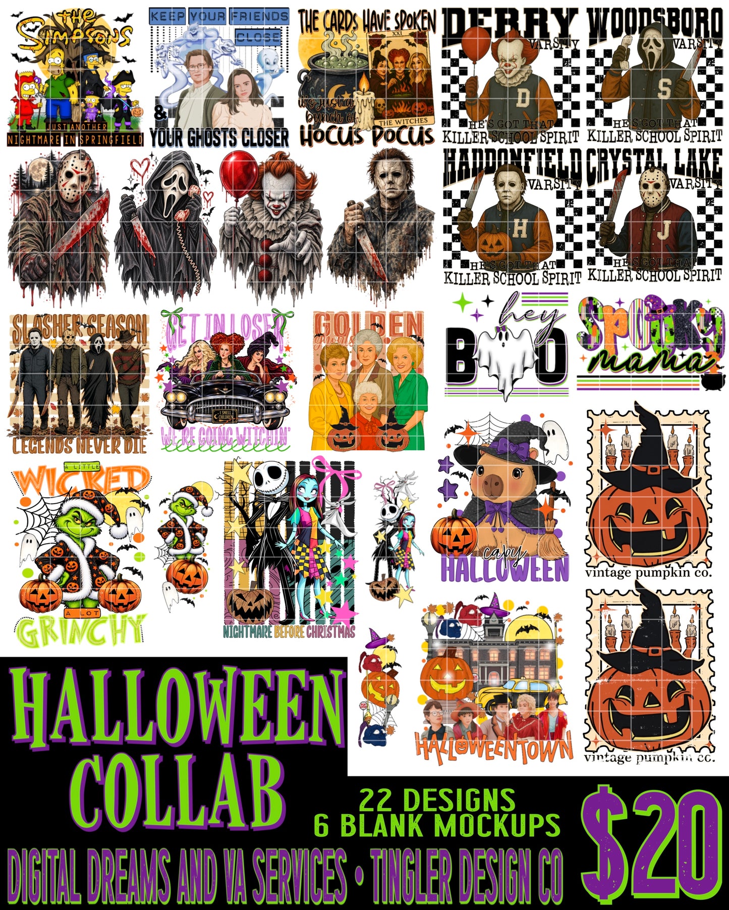 HALLOWEEN COLLAB W/ TINGLER DESIGN CO