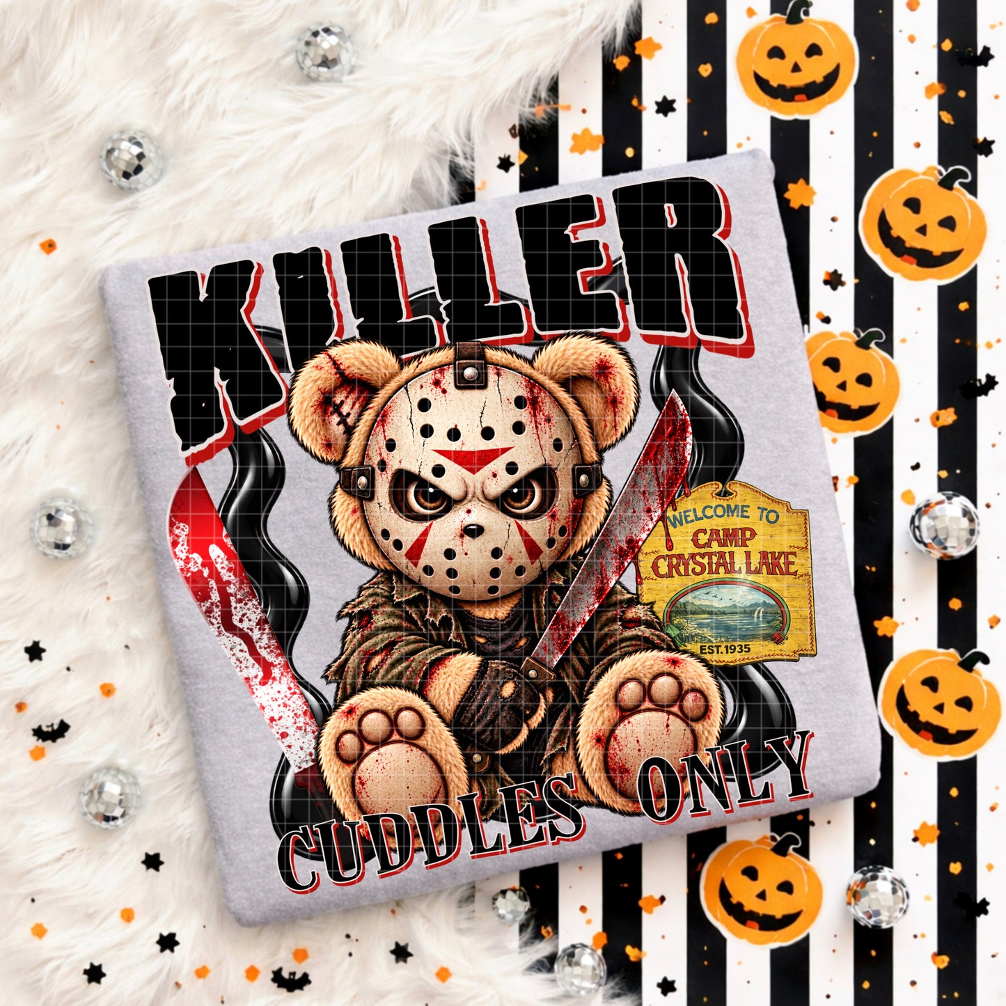 KILLER CUDDLES JASON PNG DESIGN