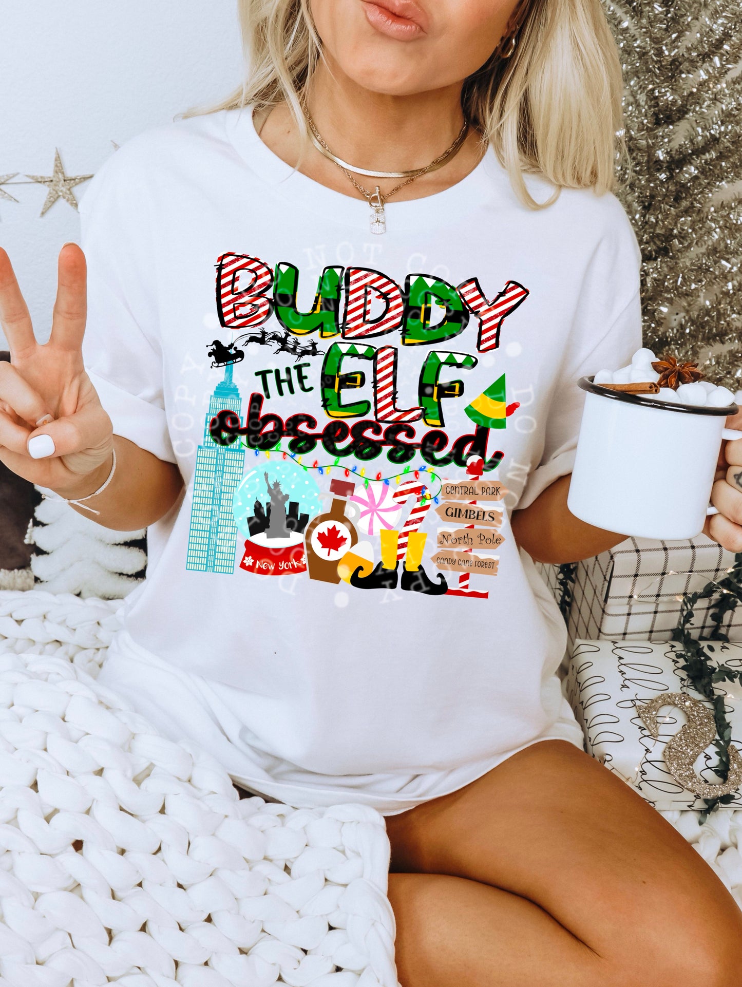 BUDDY OBSESSED PNG DESIGN