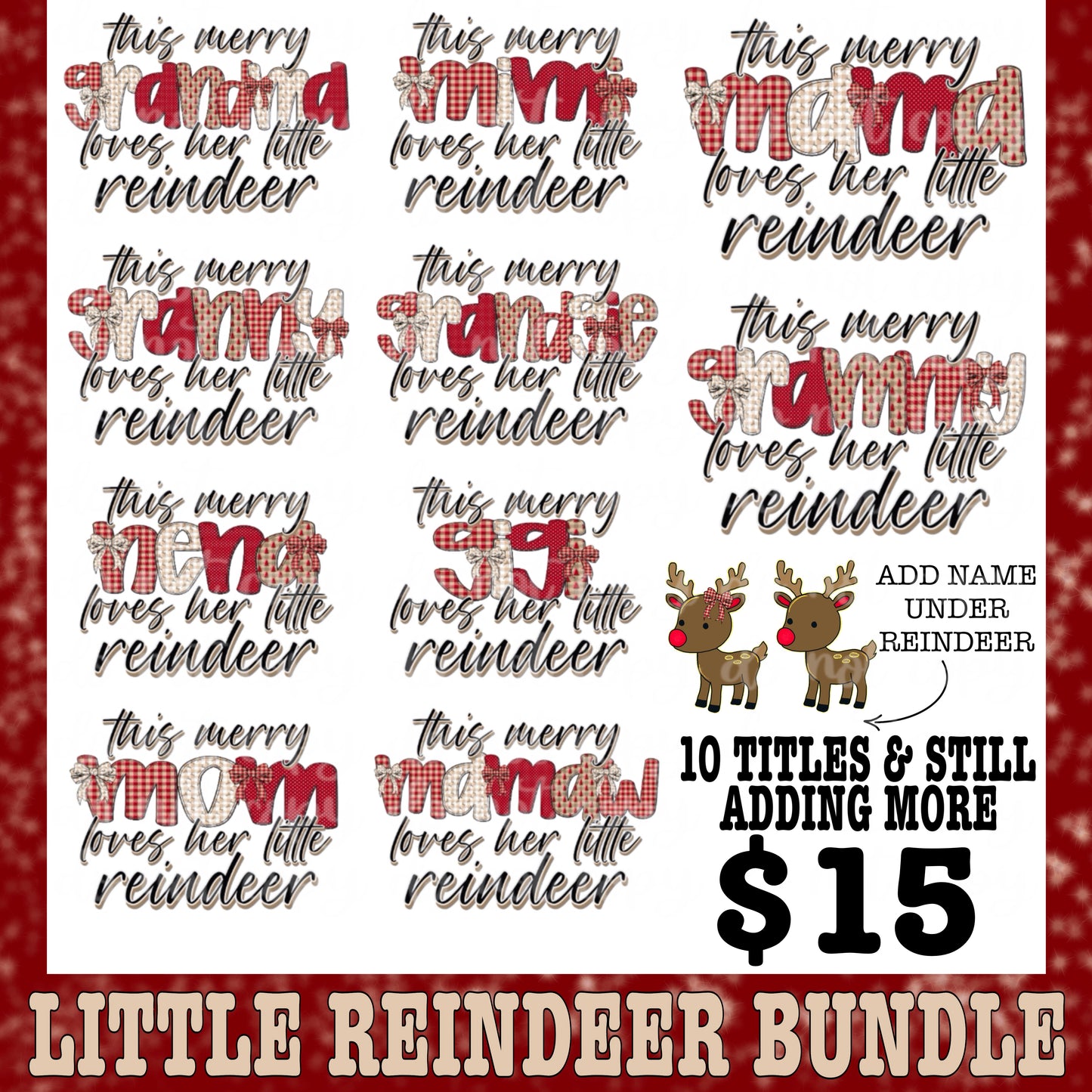 LITTLE REINDEER SOLO BUNDLE
