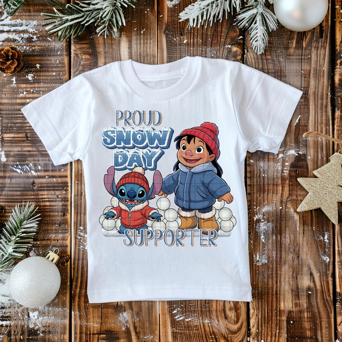 PROUD SNOW DAY SUPPORTER PNG DESIGN