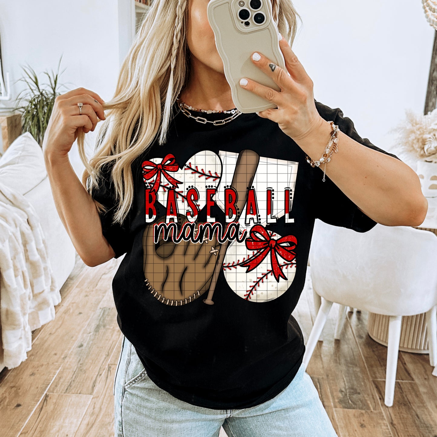 BASEBALL MOM/MAMA ⚾️ PNG DESIGN