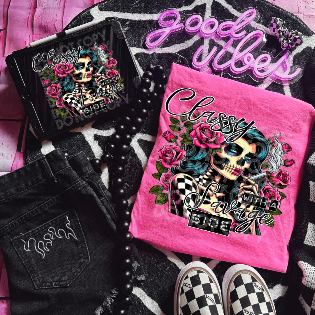 CLASSY WITH A SAVAGE SIDE PNG DESIGN