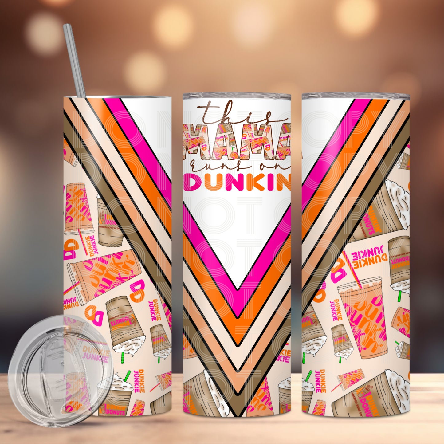 THIS MAMA RUNS ON TUMBLER PNG DESIGN