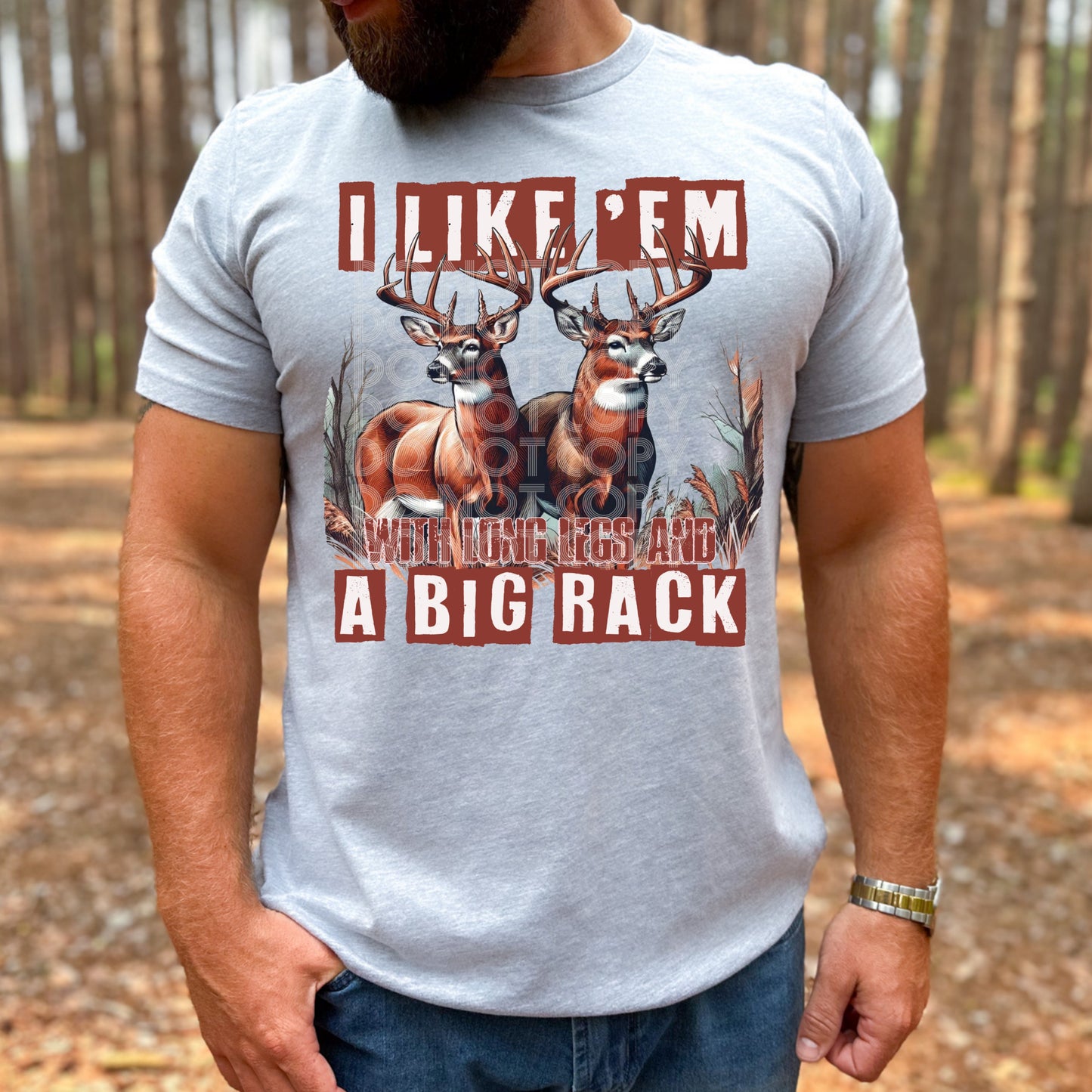 LONG LEGS & A BIG RACK PNG DESIGN