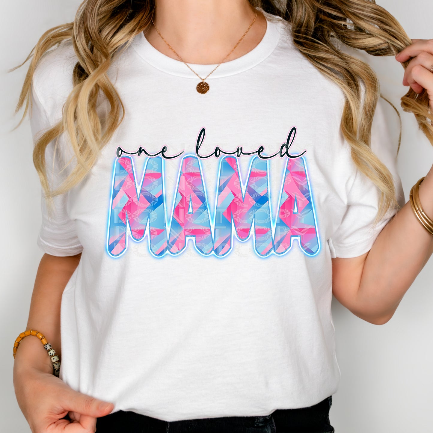 ONE LOVED MAMA PNG DESIGN