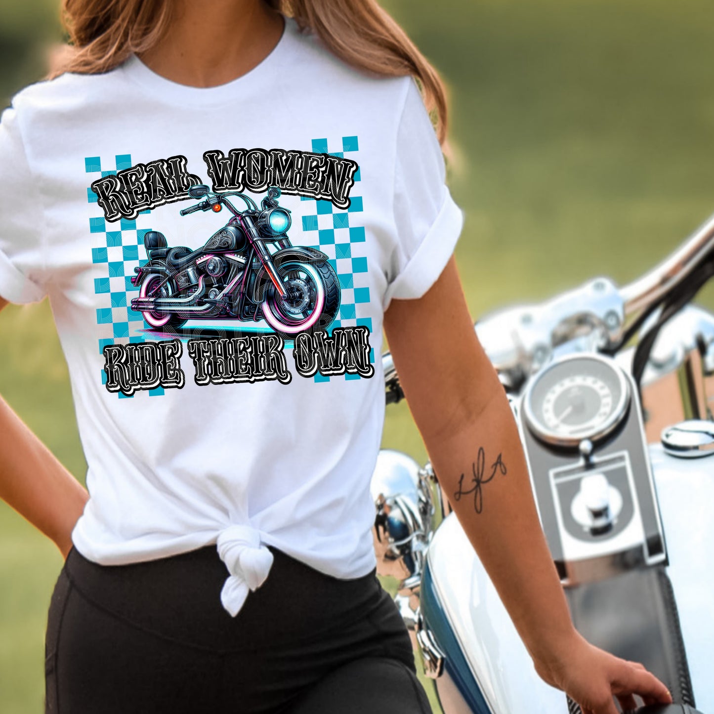 REAL WOMEN RIDE THEIR OWN PNG DESIGN