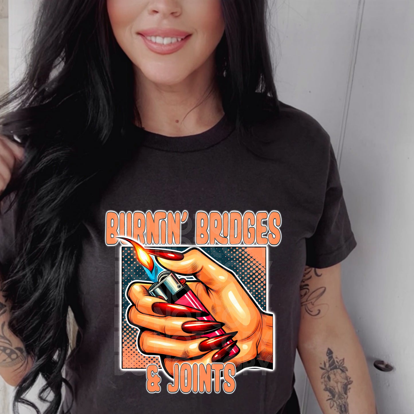 BURNIN BRIDGES & JOINTS PNG DESIGN