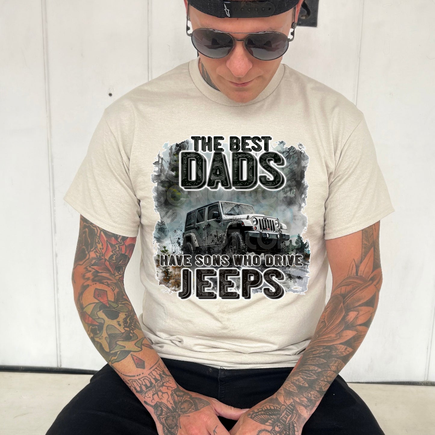 THE BEST DADS HAVE SONS WHO DRIVE JEEPS PNG DESIGN