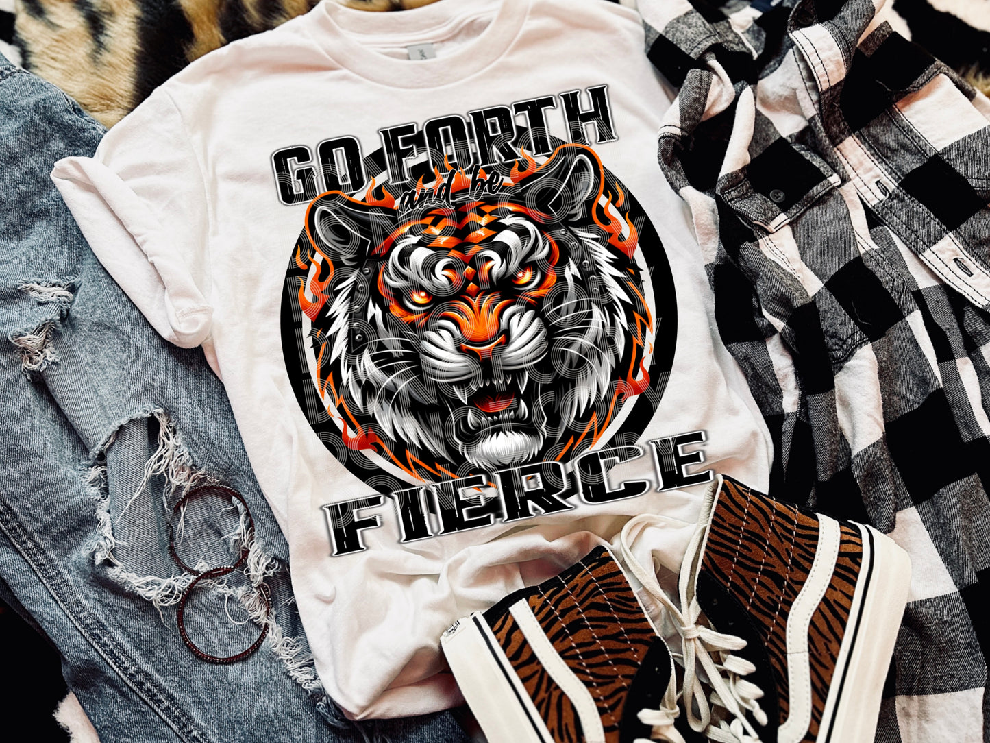 GO FORTH AND BE FIERCE PNG DESIGN