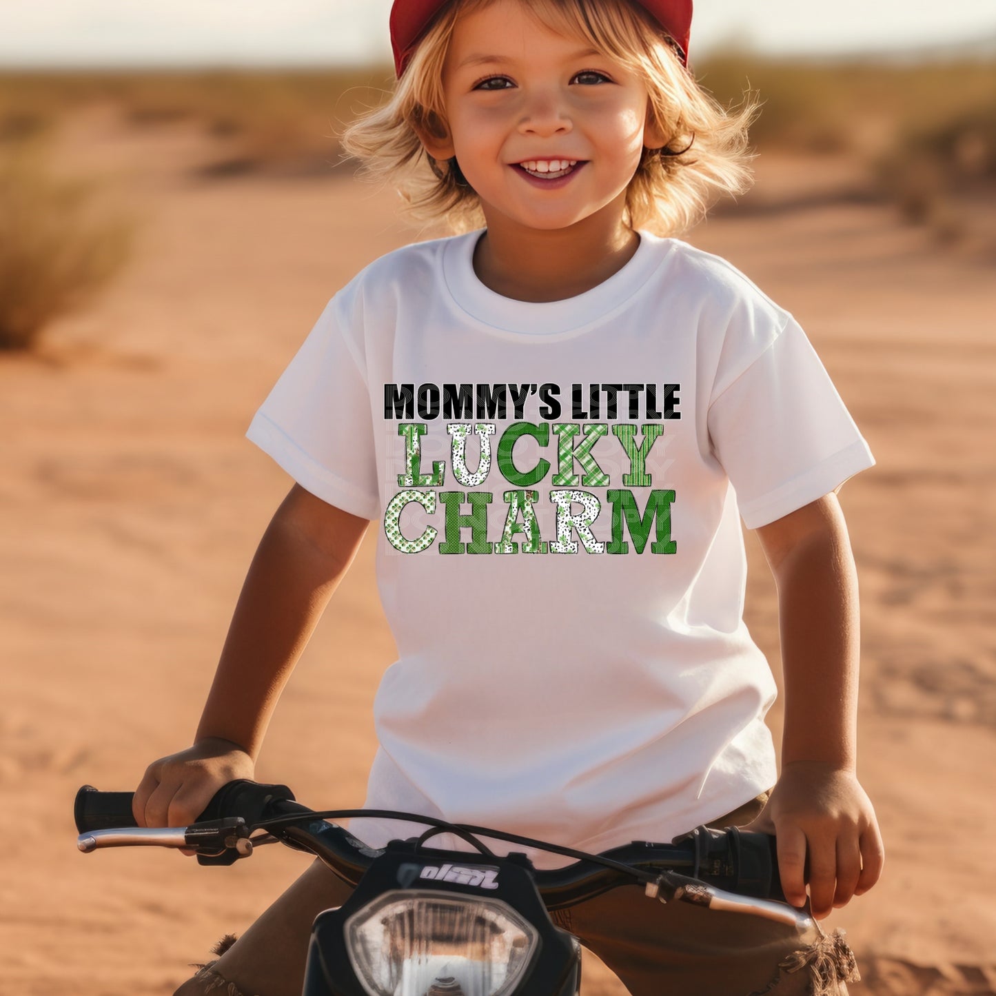 MOMMY'S LITTLE LUCKY CHARM (BOTH VERSIONS) PNG DESIGN