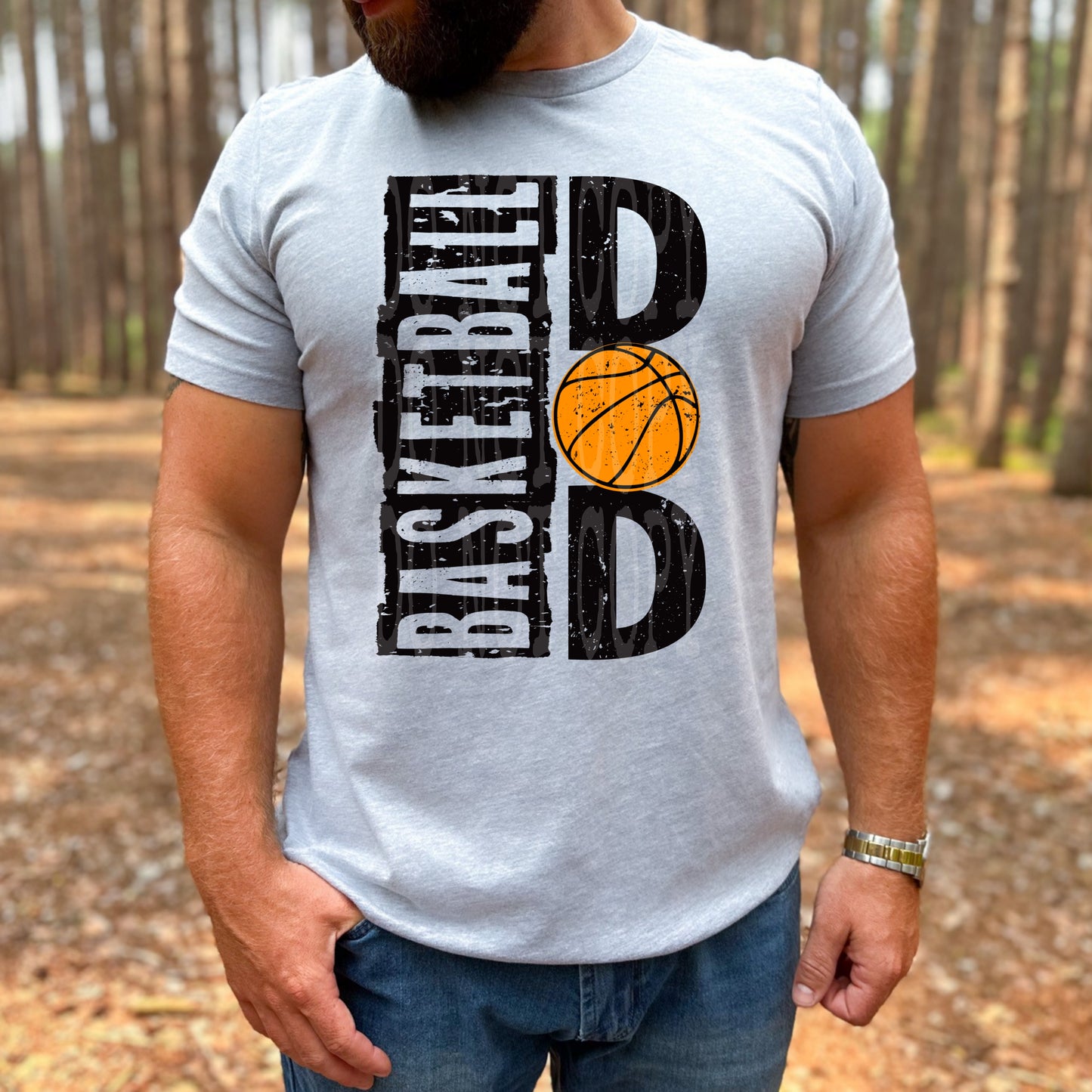 BASKETBALL DAD PNG DESIGN