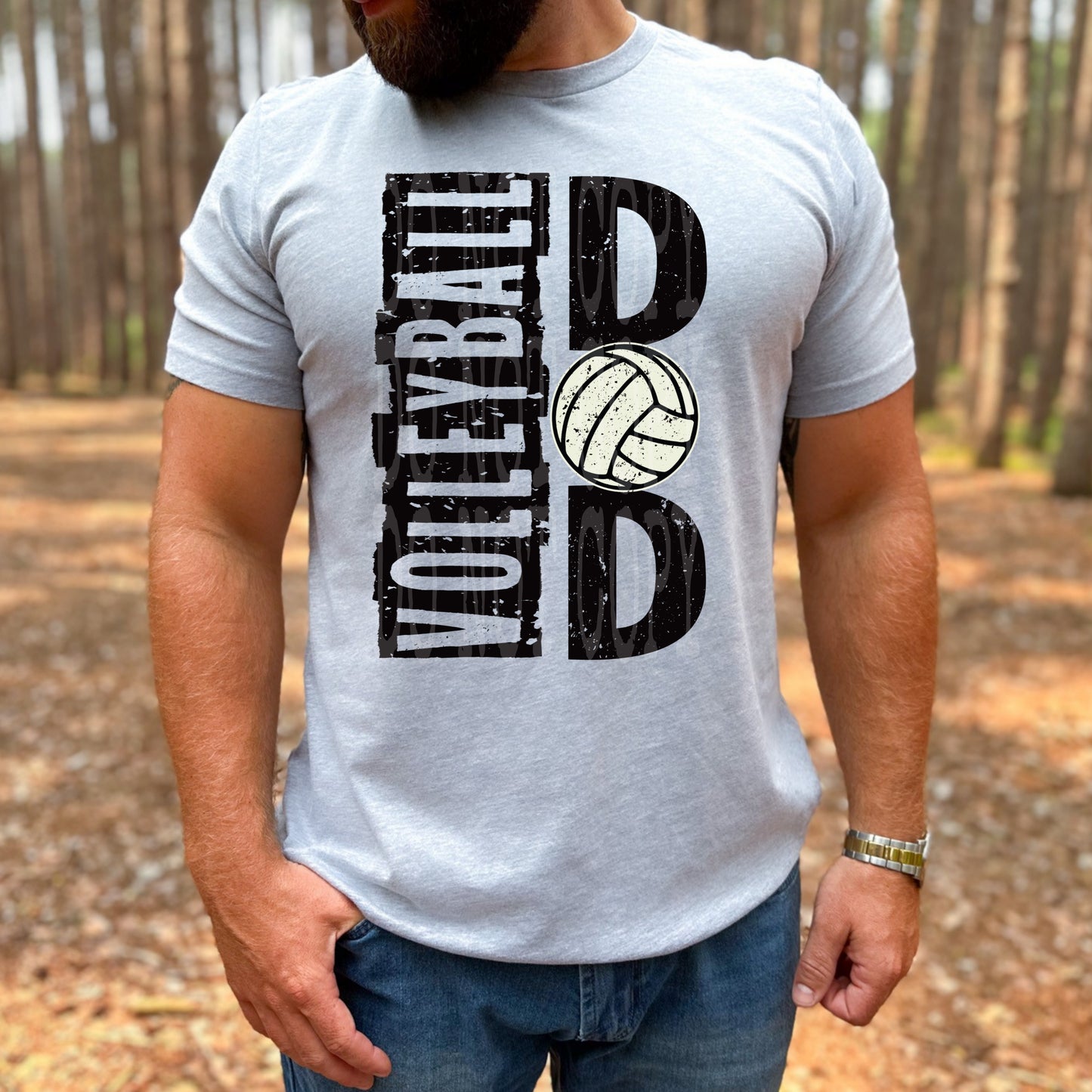 VOLLEYBALL DAD PNG DESIGN