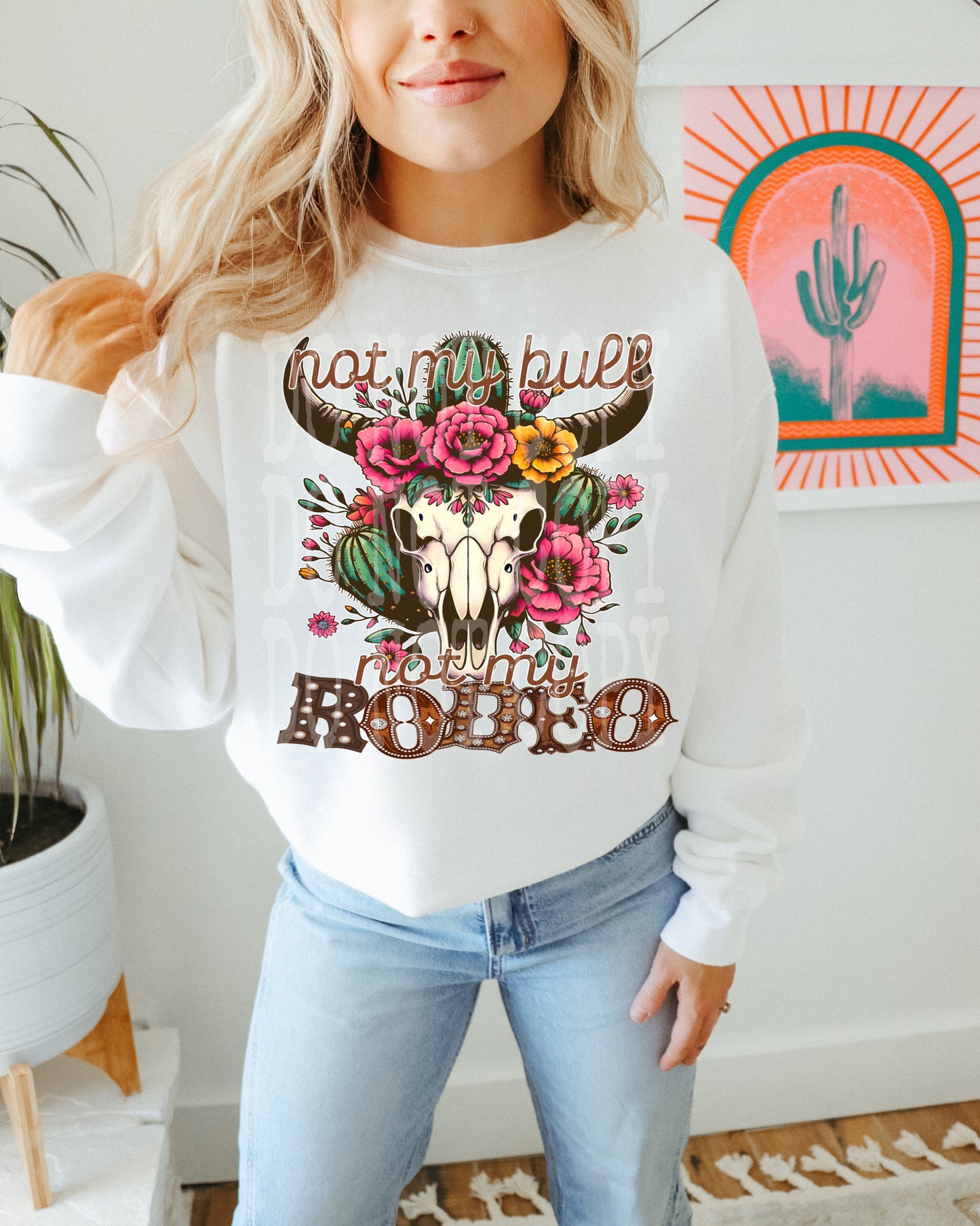 NOT MY BULL PNG DESIGN