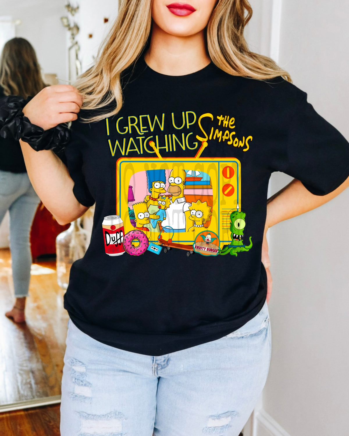I GREW UP WATCHING THE SIMPSONS PNG DESIGN