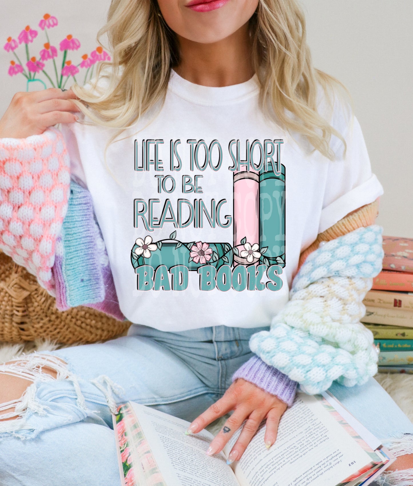 BAD BOOKS PNG DESIGN