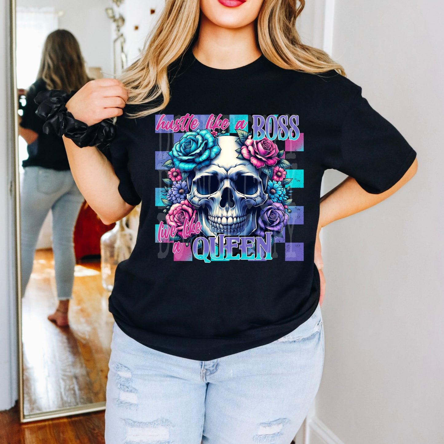 HUSTLE LIKE A BOSS PNG DESIGN