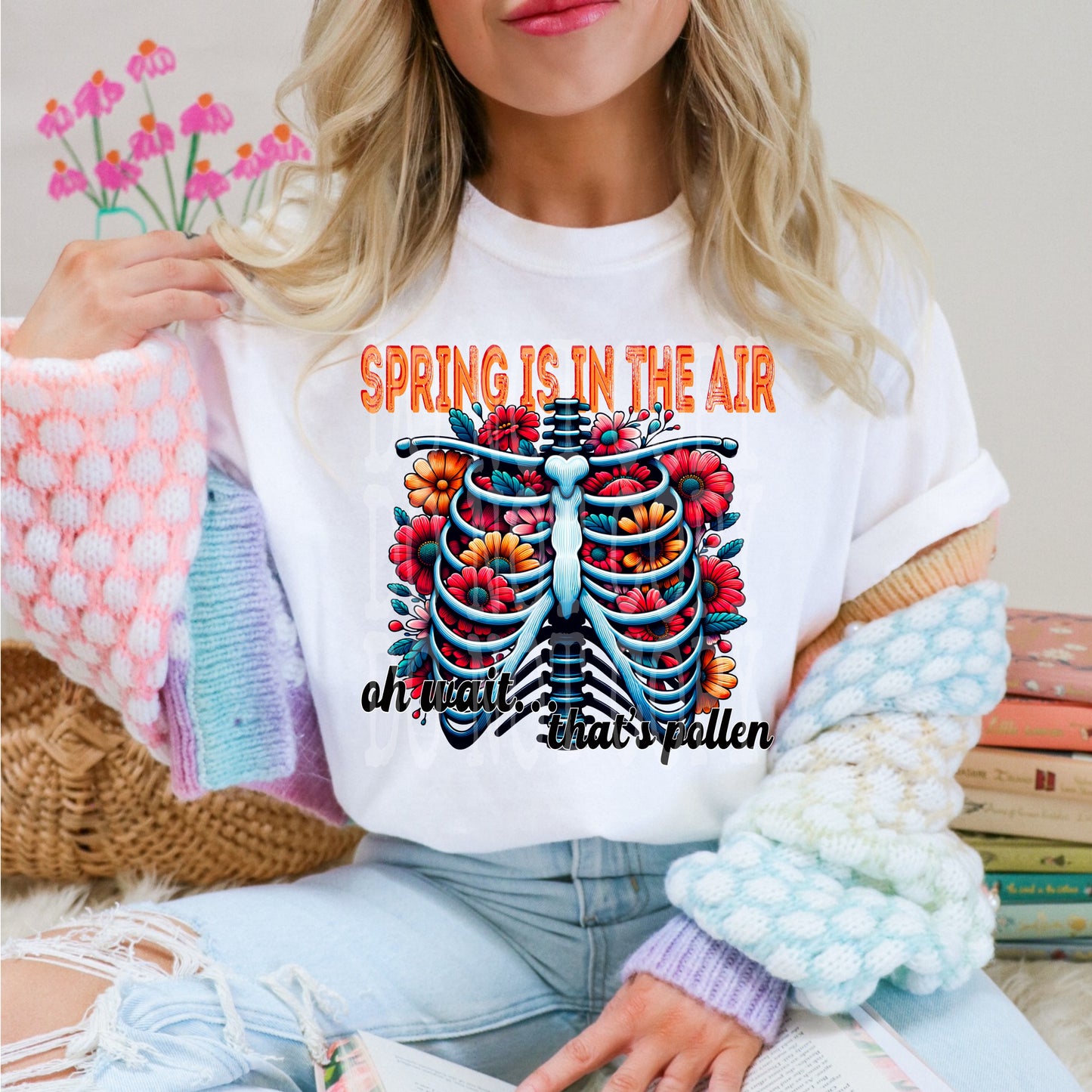 SPRING IS IN THE AIR PNG DESIGN