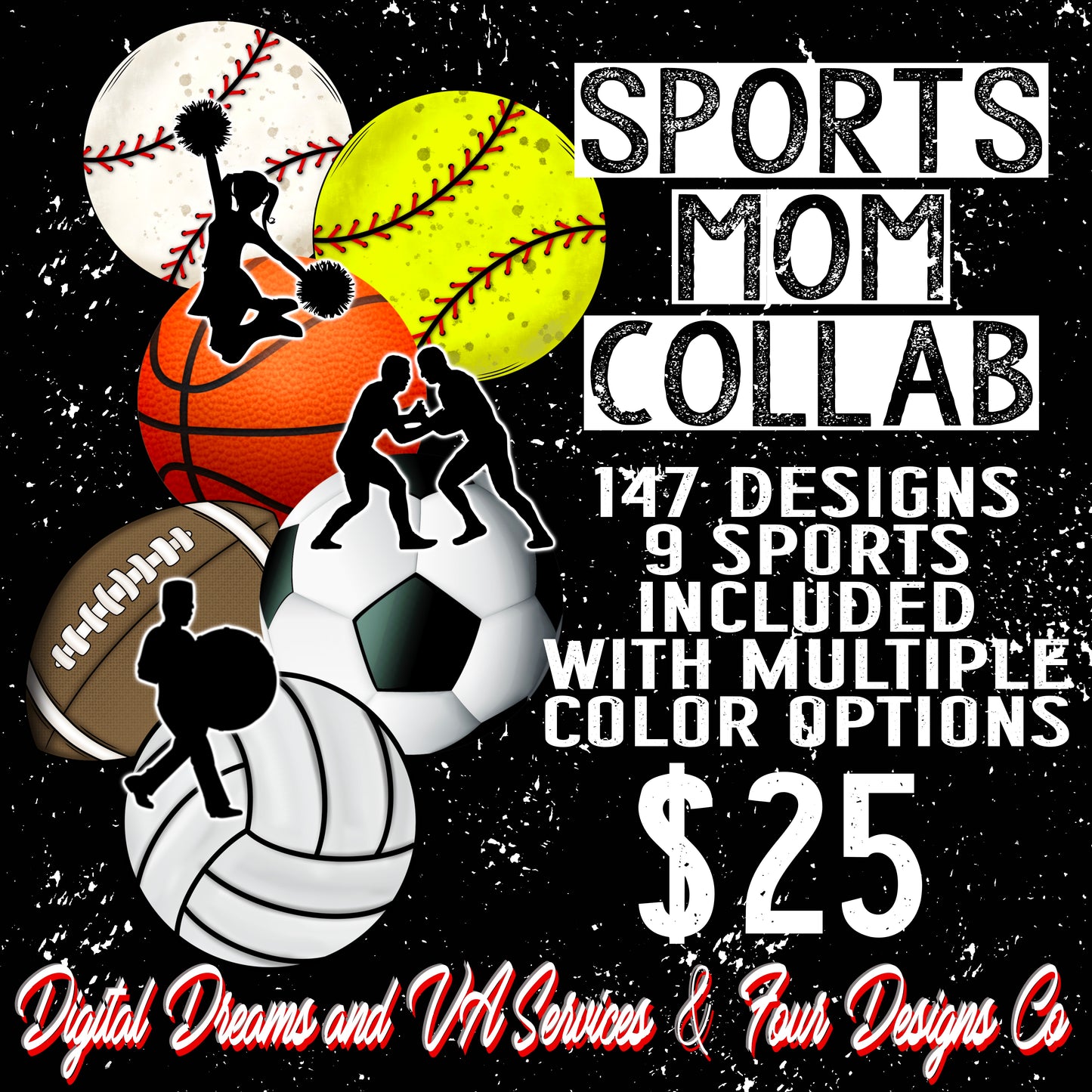 SPORTS MOM COLLAB W/ FOUR DESIGNS CO