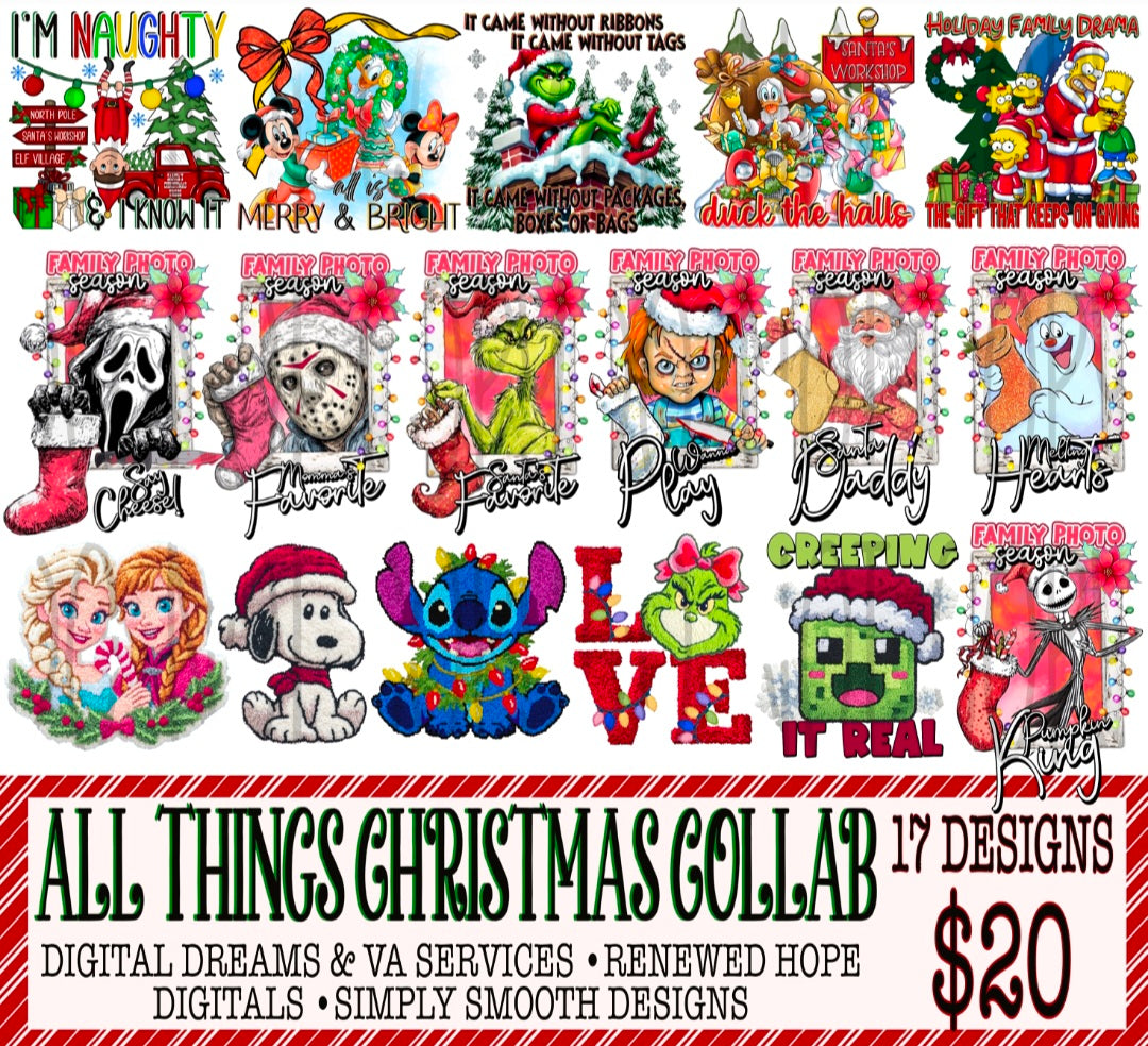 ALL THINGS CHRISTMAS COLLAB W/ RENEWED HOPE DIGITALS & SIMPLY SMOOTH DESIGNS