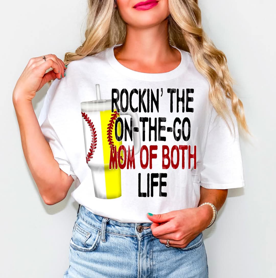 ON THE GO MOM OF BOTH LIFE PNG DESIGN