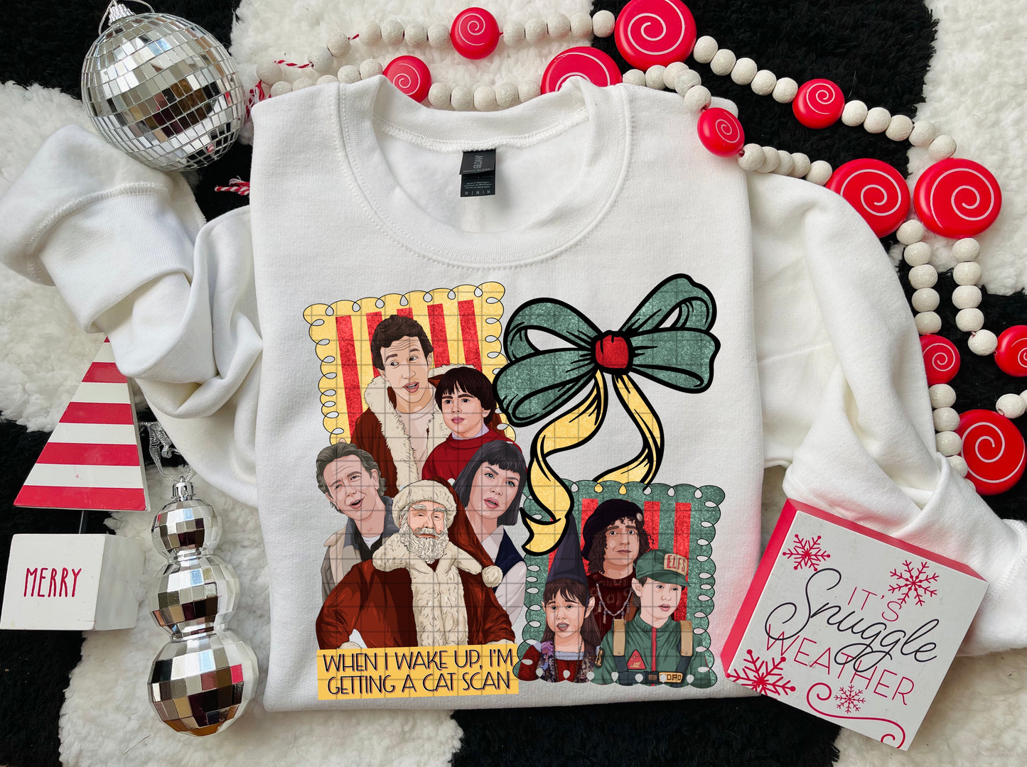 SANTA CLAUS COLLAGE PNG DESIGN