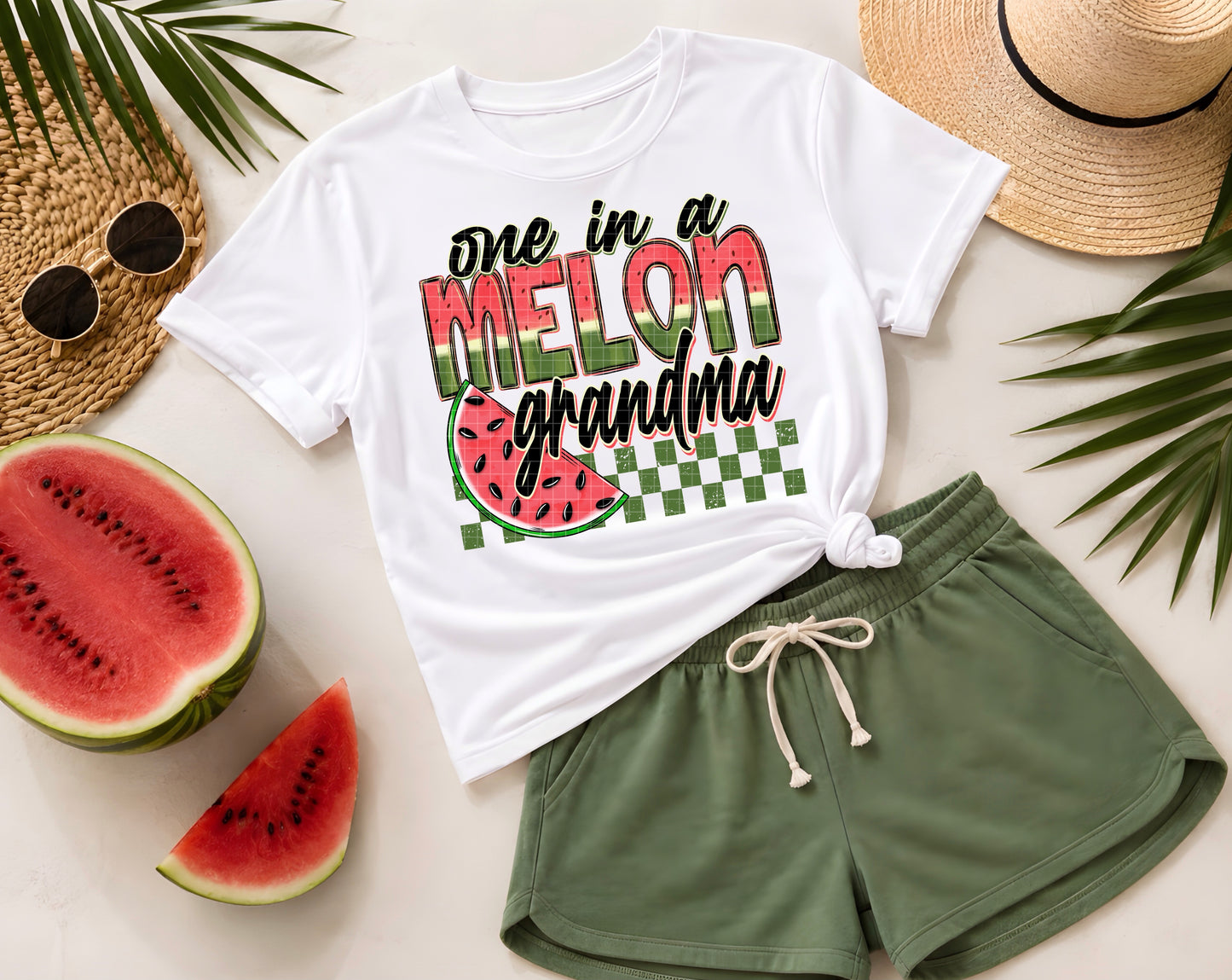 ONE IN A MELON PNG DESIGN