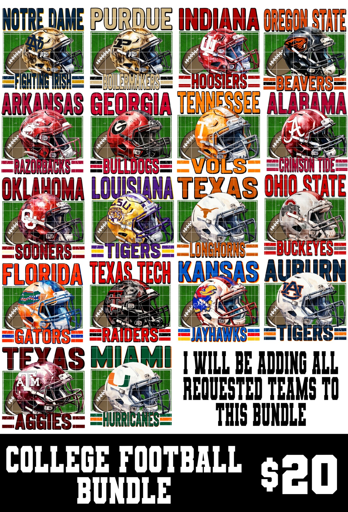 2026 COLLEGE FOOTBALL BUNDLE