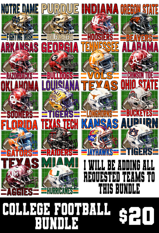 2026 COLLEGE FOOTBALL BUNDLE