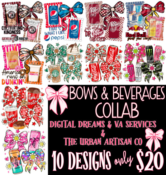 BOWS AND BEVERAGES COLLAB W/ THE URBAN ARTISAN CO