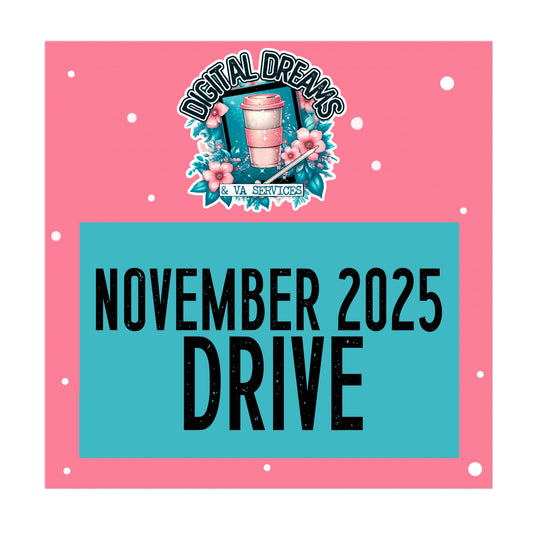 NOVEMBER 2025 DRIVE