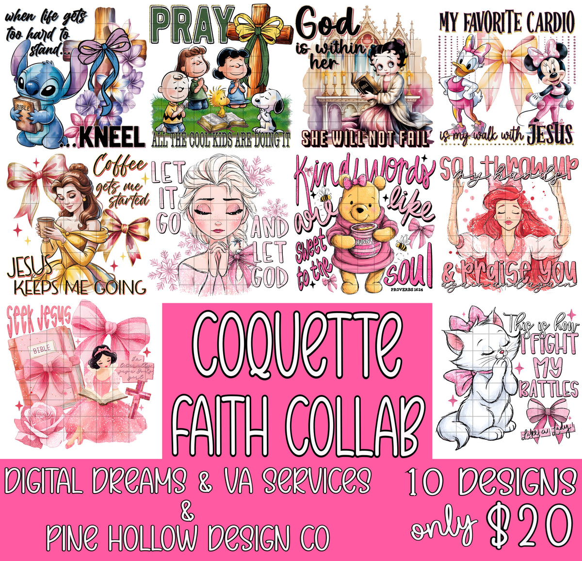 COQUETTE FAITH COLLAB W/ PINE HOLLOW DESIGN CO