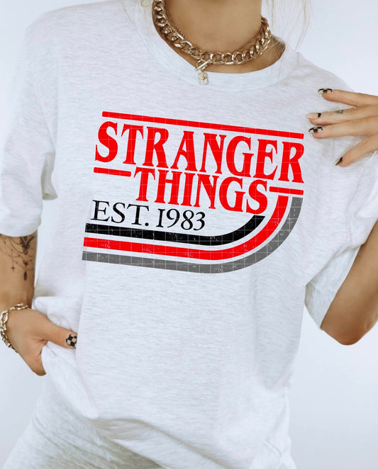 STRANGER THINGS PNG DESIGN