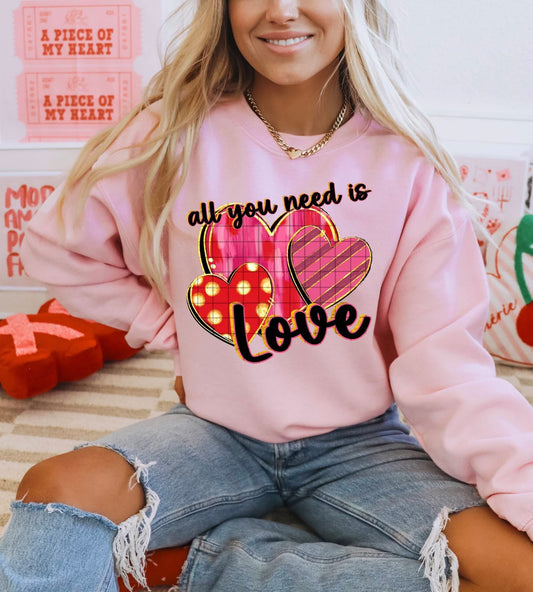 ALL YOU NEED IS LOVE PNG DESIGN