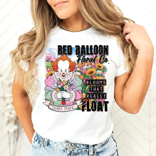RED BALLOON FLORAL CO PNG DESIGN