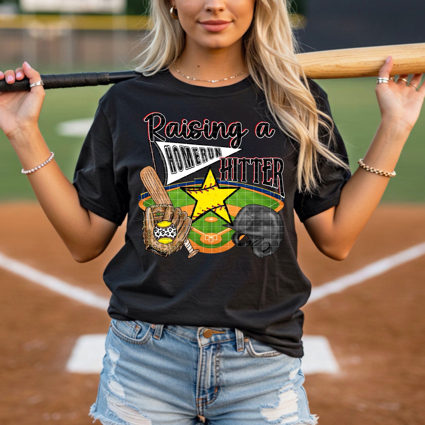 RAISING A HOMERUN HITTER 🥎 PNG DESIGN