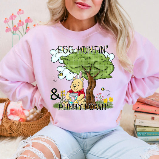 EGG HUNTIN' HUNNY LOVIN' PNG DESIGN