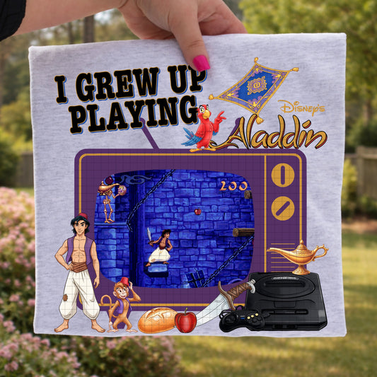 I GREW UP PLAYING ALADDIN PNG DESIGN