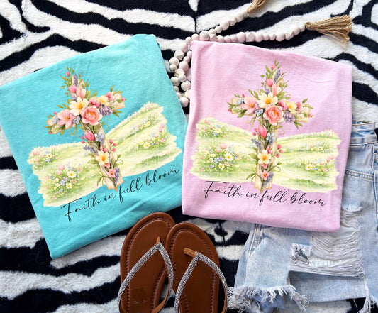 FAITH IN FULL BLOOM PNG DESIGN