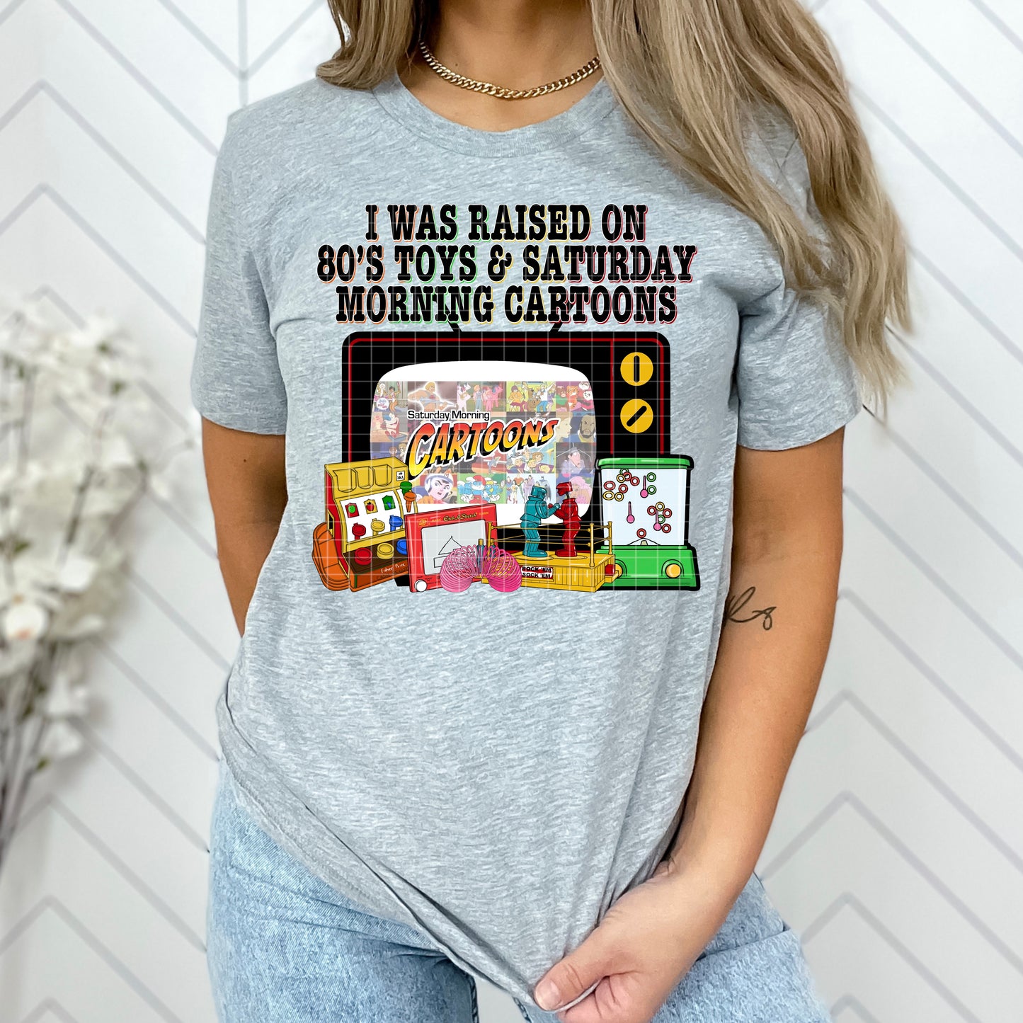 80'S TOYS & SATURDAY MORNING CARTOONS PNG DESIGN