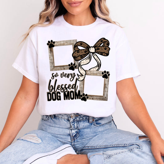 SO VERY BLESSED DOG MOM PNG DESIGN