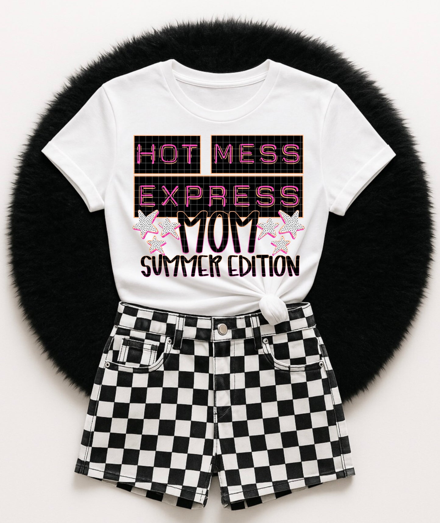 HOT MESS EXPRESS MOM SUMMER EDITION PNG DESIGN