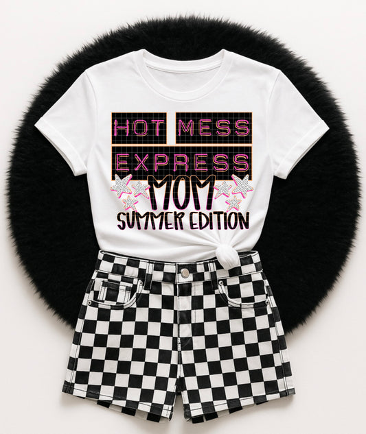 HOT MESS EXPRESS MOM SUMMER EDITION PNG DESIGN