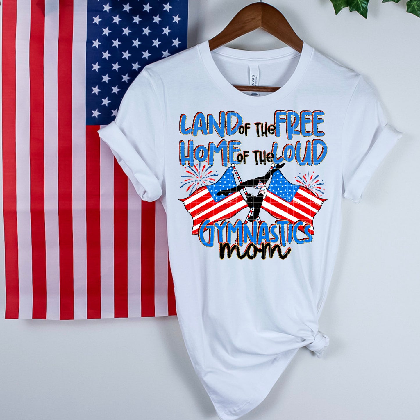 HOME OF THE LOUD GYMNASTICS MOM PNG DESIGN